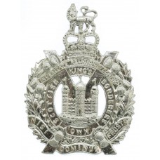 King's Own Scottish Borderers (K.O.S.B.) Anodised (Staybrite) Cap Badge