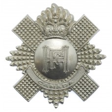 Highland Fusiliers of Canada Cap Badge - Queen's Crown