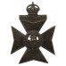9th County of London Bn. (Queen Victoria's Rifles) London Regiment Cap Badge - King's Crown