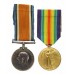 WW1 British War Medal, Victory Medal & Memorial Plaque - Pte. J.E. Walton, 2nd Bn. West Yorkshire Regiment - K.I.A.