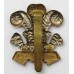 Leinster Regiment Cap Badge (Curly Scrolls Variant)