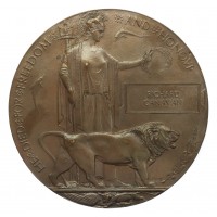 WW1 Memorial Plaque (Death Penny) - Richard Canavan