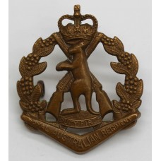 Royal Australian Regiment Cap Badge - Queen's Crown