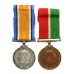 WW1 Mercantile Marine Medal Pair and Memorial Plaque - Mess Room Steward John William Middleton, S.S. Romeo