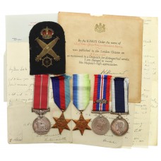 WW2 1940 Naval B.E.M. and Mentioned In Despatches Long Service Medal Group of Five - C.P.O. W.D.A. Morris, Royal Navy, H.M.S. Elgin