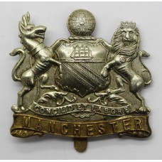 Manchester Regiment Non Voided Coat of Arms Cap Badge
