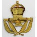 Royal Air Force (R.A.F.) Warrant Officer's Cap Badge - King's Crown