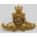 Royal Artillery Officer's Dress Cap Badge - Queen's Crown