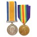 WW1 British War & Victory Medal Pair - Sjt. A.E. Hogg, Royal Sussex Regiment