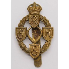 Royal Electrical & Mechanical Engineers (R.E.M.E.) Cap Badge - King's Crown (1st Pattern)