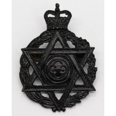 Royal Army Chaplains Department (Jewish) Cap Badge - Queen's Crow