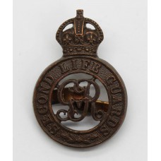 George V Second Life Guards Officer's Service Dress Cap Badge