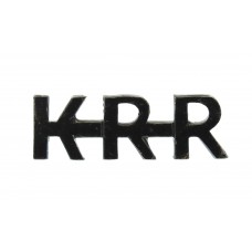 King's Royal Rifle Corps (K.R.R.) Shoulder Title