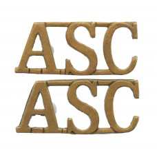 Pair of Army Service Corps (A.S.C.) Shoulder Titles