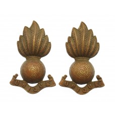 Pair of Royal Artillery Collar Badges