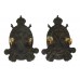 Pair of Canadian Infantry Corps Collar Badges - King's Crown