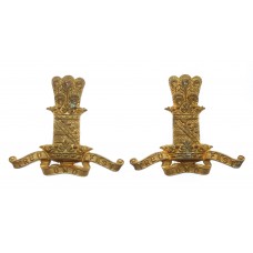 Pair of 11th Hussars Collar Badges