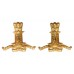 Pair of 11th Hussars Collar Badges