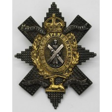 Black Watch (The Royal Highlanders) Officer's Glengarry Badge - King's Crown