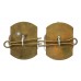 Pair of Royal Tank Regiment Anodised (Staybrite) Collar Badges