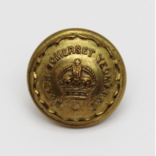 North Somerset Yeomanry Officer's Button - King's Crown (Small)