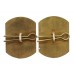 Pair of Royal Engineers Anodised (Staybrite) Collar Badges