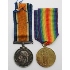 WW1 British War & Victory Medal Pair - Gnr. H. Nichols, Royal Artillery