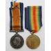 WW1 British War & Victory Medal Pair - Gnr. H. Nichols, Royal Artillery