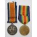 WW1 British War & Victory Medal Pair - Gnr. H. Nichols, Royal Artillery