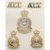 Army Catering Corps (A.C.C.) Anodised (Staybrite) Badge Set
