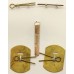 Army Catering Corps (A.C.C.) Anodised (Staybrite) Badge Set
