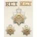 Royal Corps of Transport (R.C.T.) Anodised (Staybrite) Badge Set