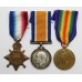 WW1 1914-15 Star Medal Trio - Dvr. T.J. Heathwood, Army Service Corps