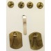 Royal Logistic Corps (R.L.C.) Anodised (Staybrite) Badge Set