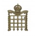 16th County of London Bn (Queen's Westminster Rifles) London Regiment Collar Badge - King's Crown 