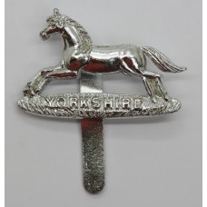 Prince of Wales's Own Regiment of Yorkshire Anodised (Staybrite) Cap Badge