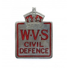 Women's Voluntary Service (W.V.S.) Civil Defence Lapel Badge