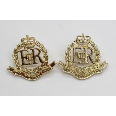Pair of Royal Military Police (R.M.P) Anodised (Staybrite) Collar