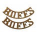 Pair of Buffs East Kent Regiment (BUFFS) Shoulder Titles