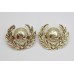 Pair of Royal Marines Anodised (Staybrite) Collar Badges