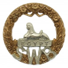 Victorian /Edwardian South Wales Borderers Cap Badge