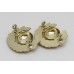 Pair of Royal Marines Anodised (Staybrite) Collar Badges