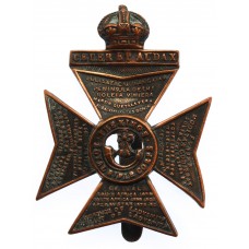 King's Royal Rifle Corps (K.R.R.) Cap Badge - King's Crown