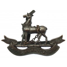 Royal Warwickshire Regiment Officer's Service Dress Cap Badge