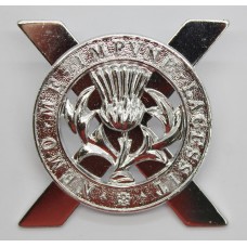 Lowland Brigade Anodised (Staybrite) Cap Badge