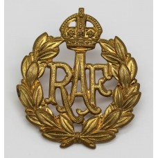 Royal Air Force (R.A.F.) Cap Badge - King's Crown