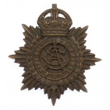 Army Service Corps (A.S.C.) Officer's Service Dress Cap Badge - King's Crown