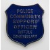 Suffolk Constabulary Police Community Support Officer Cap Badge