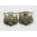 Pair of York City Police Collar Badges