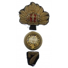 Victorian 7th (Royal Fusiliers) Regiment of Foot Officer's Forage Cap Badge )c.1874-81)